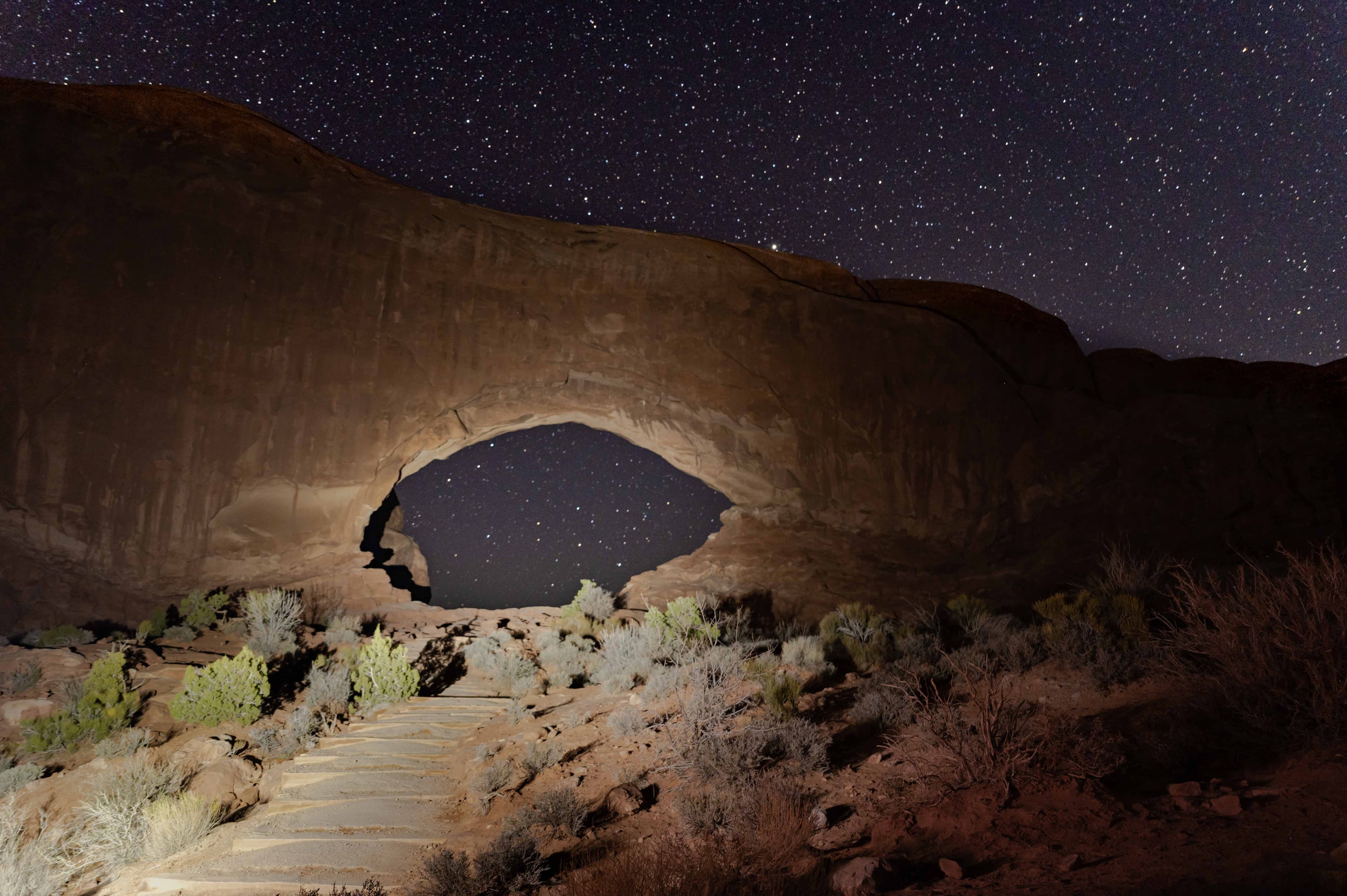 Stars at Arches National Park