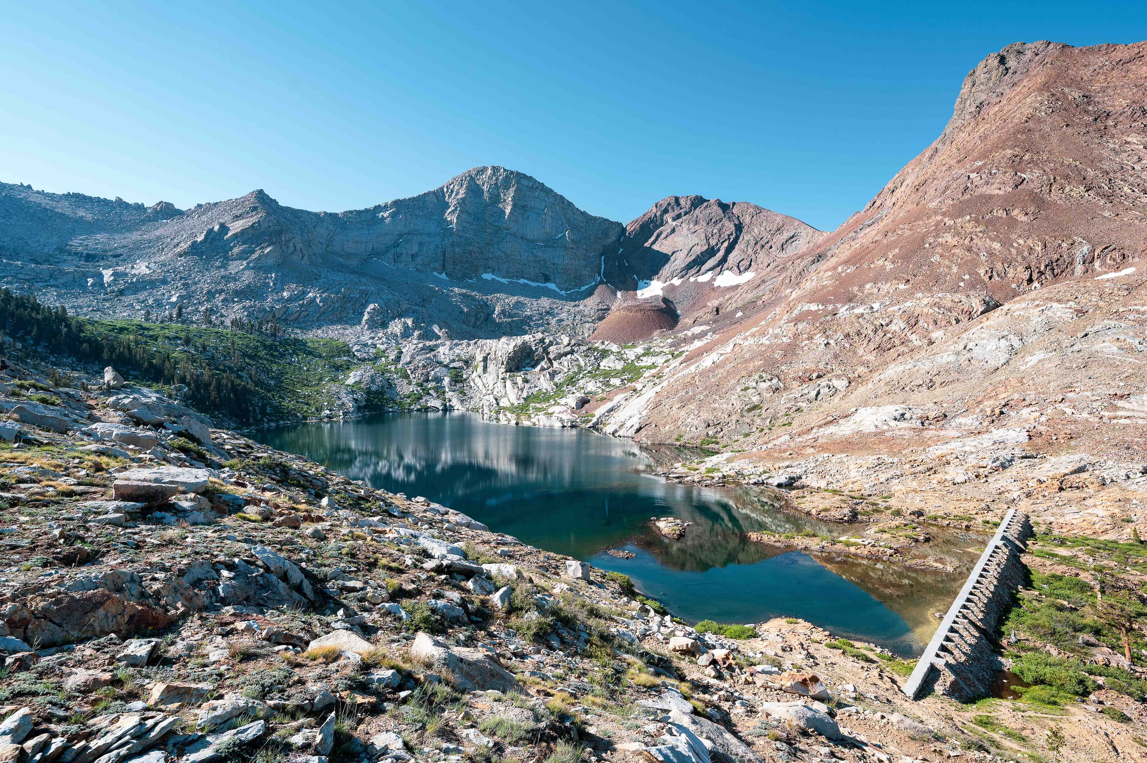 Franklin Lake, in Sequoia National Park