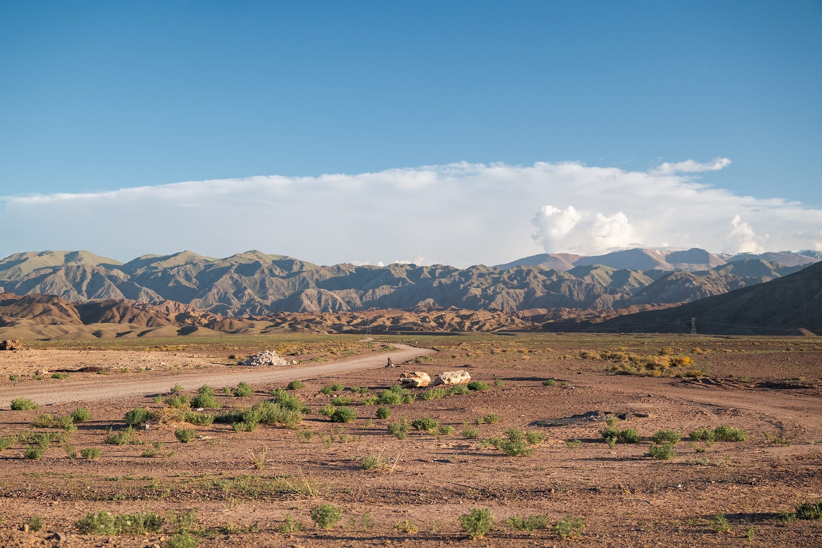 The range across the flats